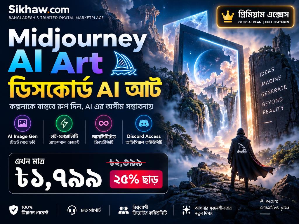 Midjourney AI Art Subscription