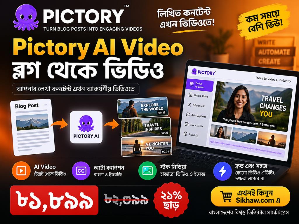 Pictory AI Video Subscription